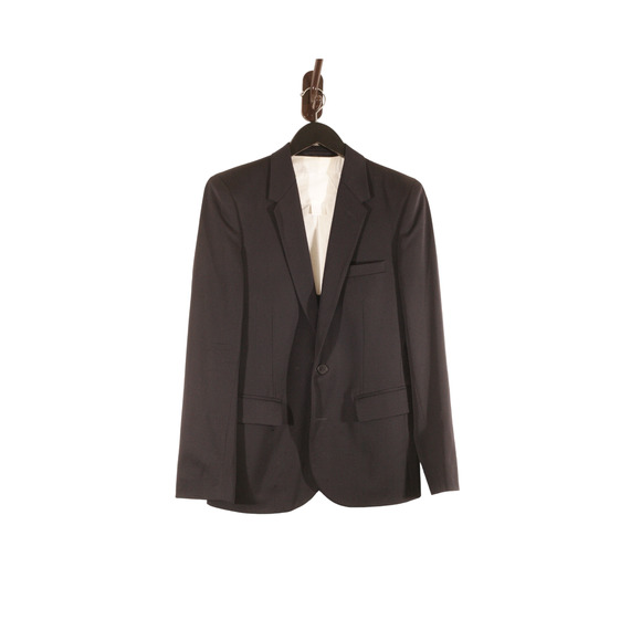 Maison Martin Margiela X H&M Blazer Wool Blue Navy Sports Jacket Men's 36R - Picture 1 of 16